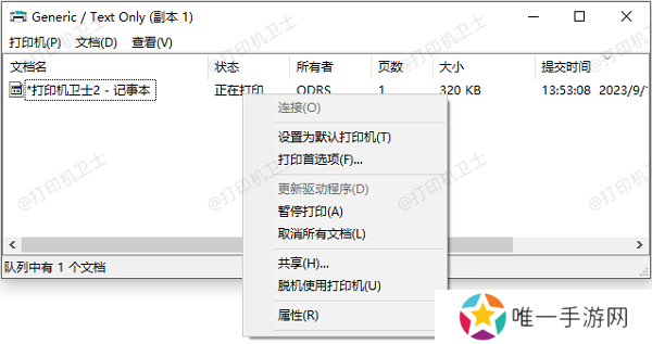 利用Windows自带的打印服务器特性查看